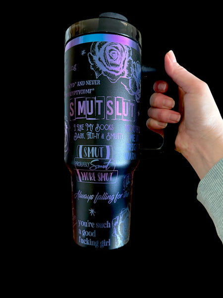 Smut book design 40oz