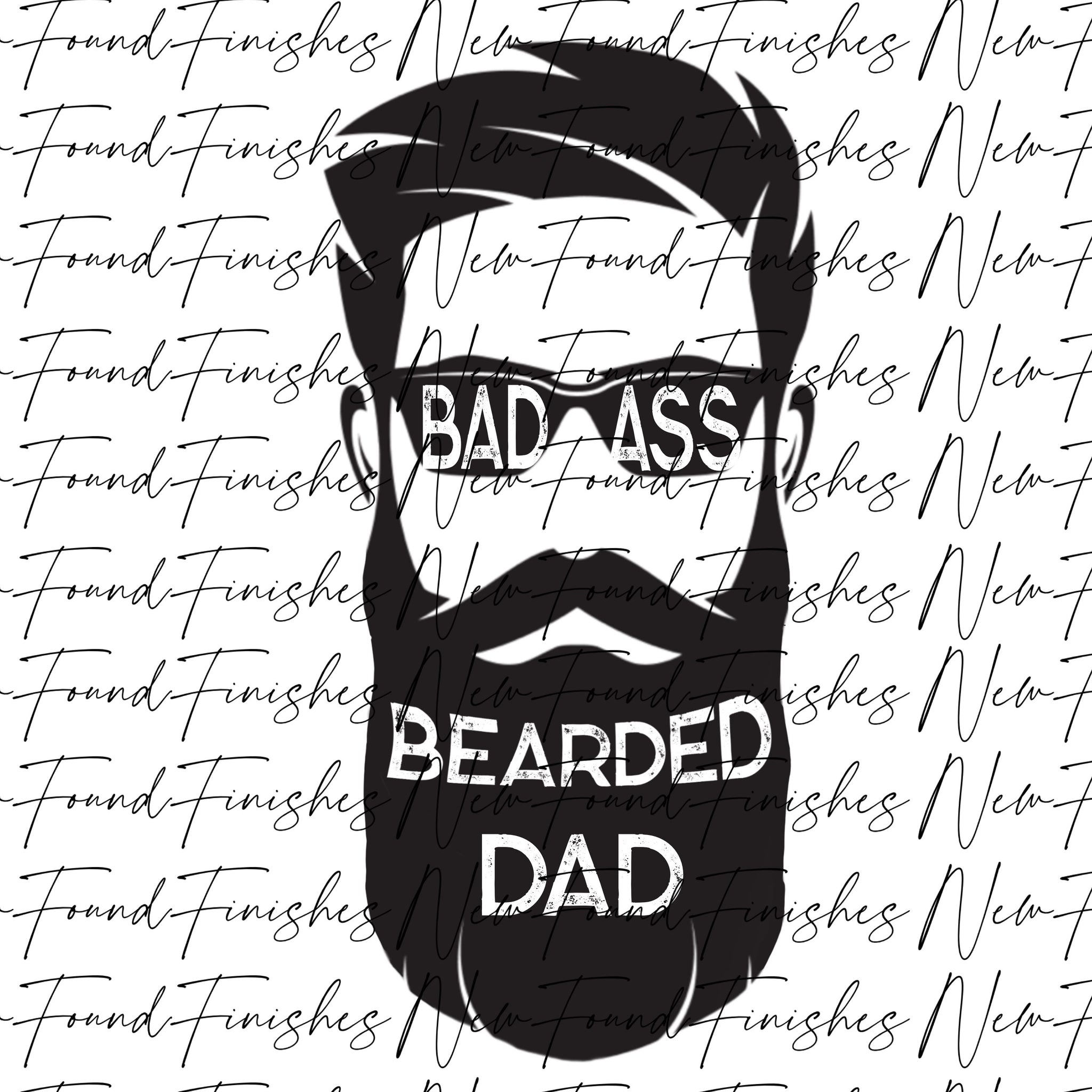 Badass bearded dad long beard