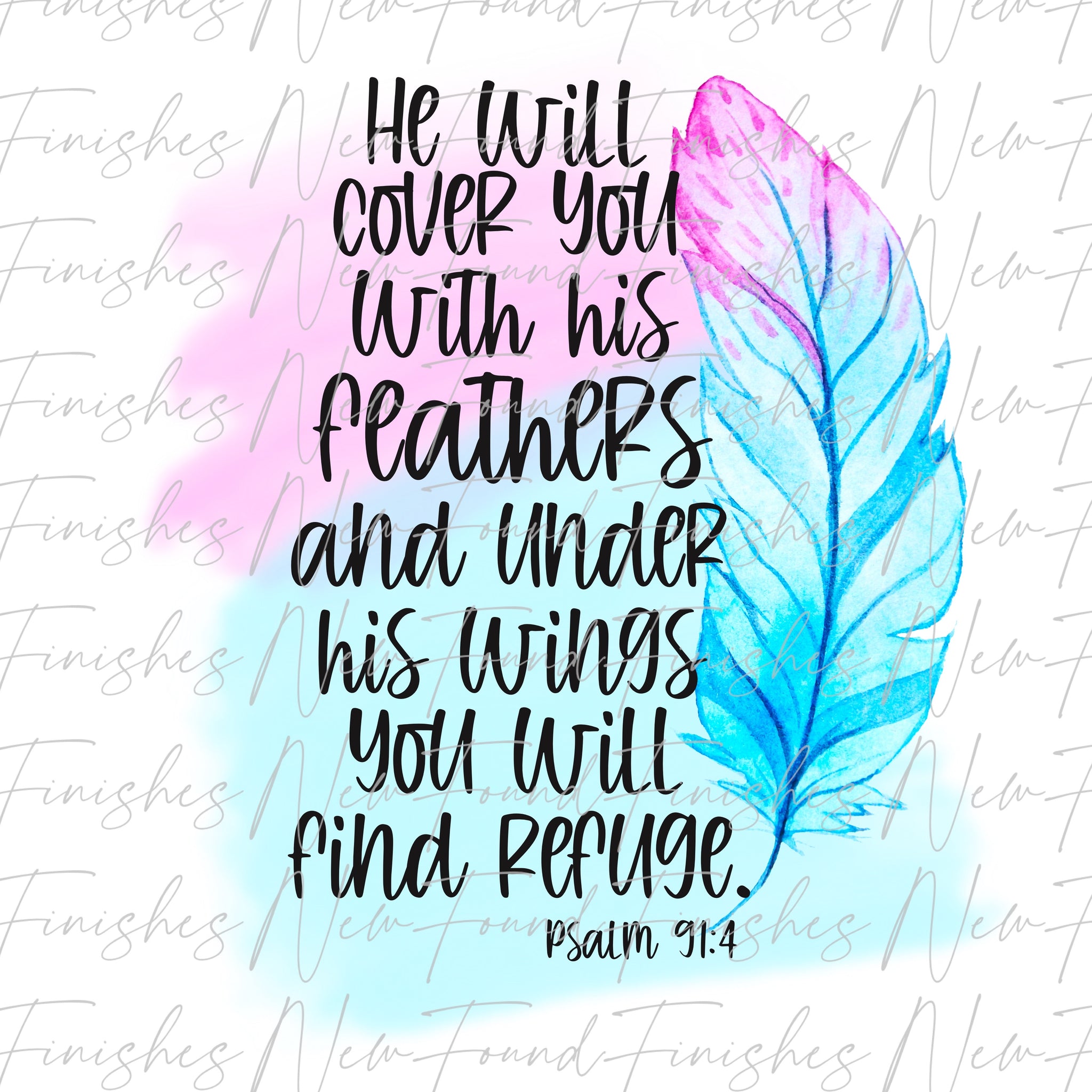 Feather psalm 91:4